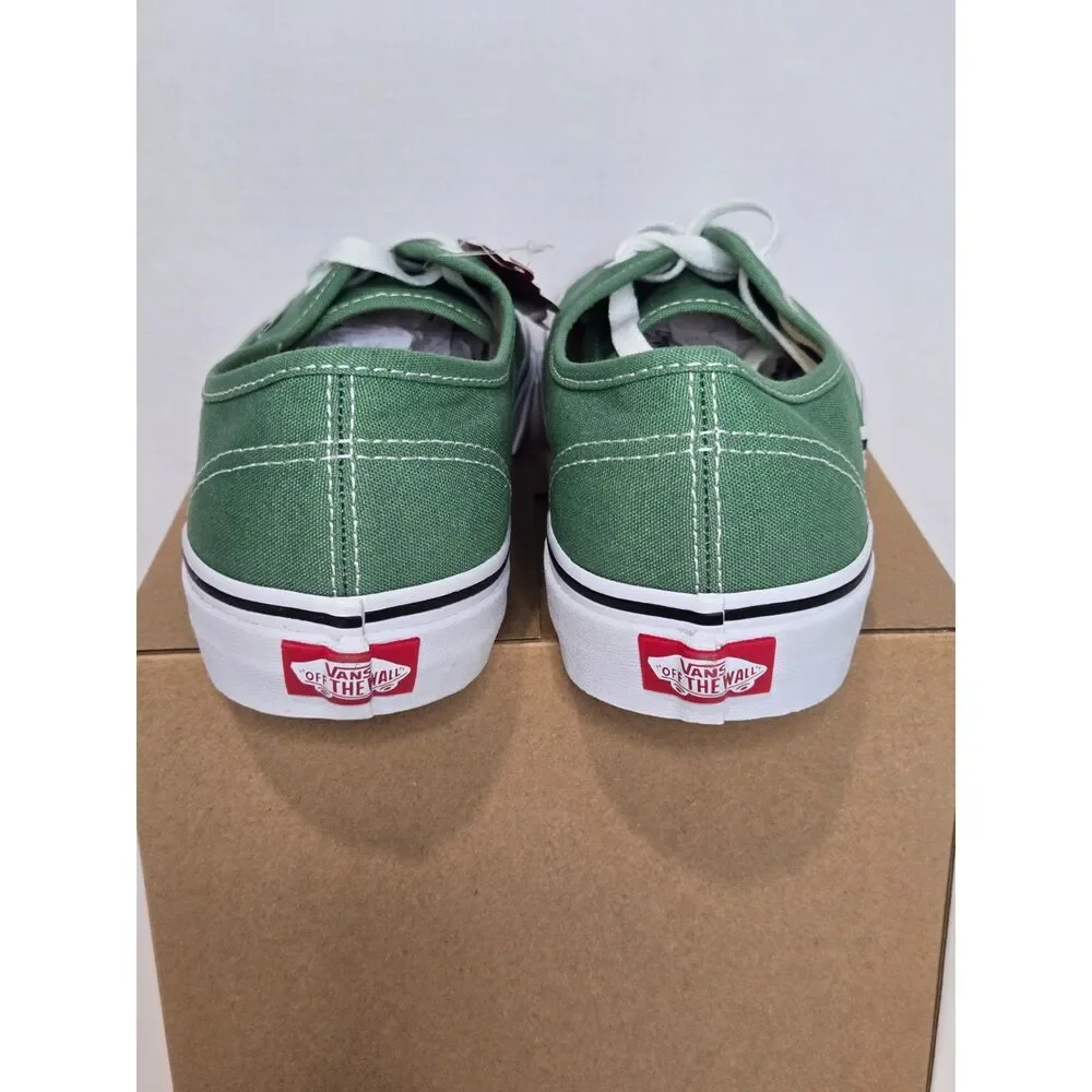 Vans Authentic Deep Grass Green Canvas Skate Shoes | Men's Size 8 - Women's 9.5